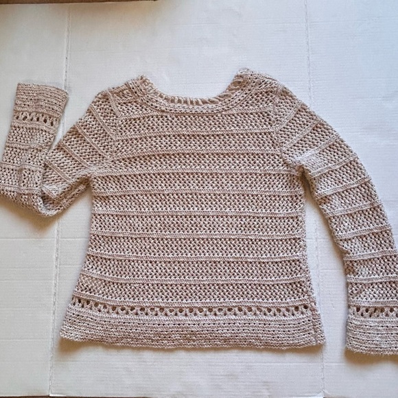 Lucky Brand Pullover Sweater Beige - Picture 1 of 10